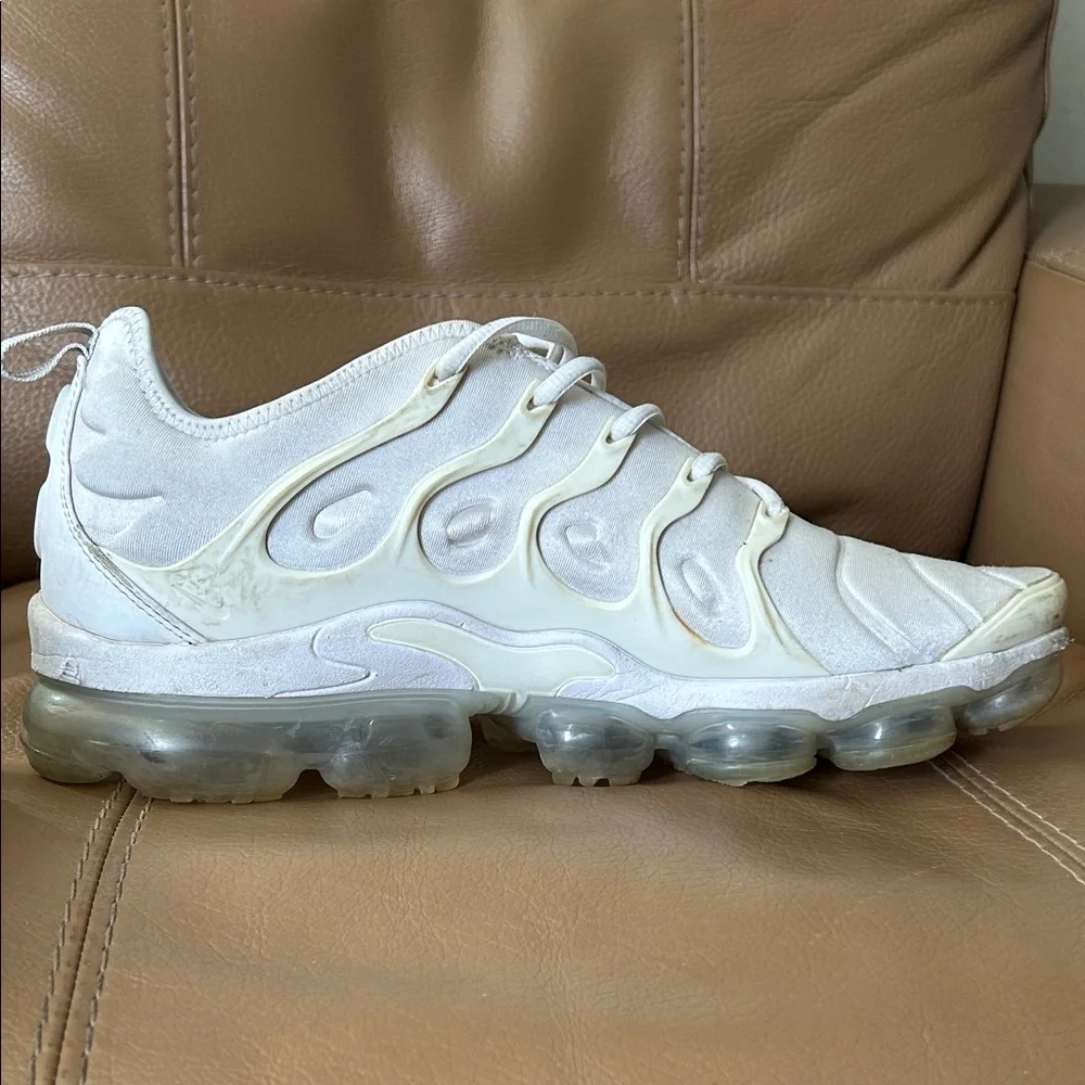 Nike Air VaporMax Plus in Cream White size 12.5 - Picture 6 of 12